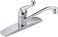 DELTA Delta Classic Chrome Kitchen Faucet 3 Hole Kitchen Sink Faucet Chrome 100LFWF