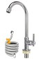 Gonabos Cold Water Faucet Only High Arc Single Handle One Hole Faucet for Kitchen Garden Bar Outdoor Boat CamperFree Cold Water Supply Lines