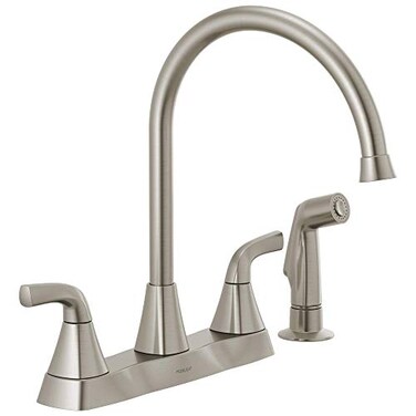 Peerless P2835LFSS Parkwood Two Handle Kitchen Faucet Side Spray Stainless