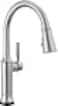 DELTA Delta Renaldi Kitchen Faucet with Pull Down Sprayer Brushed Nickel Kitchen Sink Faucet Delta ProClean Lumicoat Arctic Stainless 9184TLARPRDST