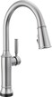 DELTA Delta Renaldi Kitchen Faucet with Pull Down Sprayer Brushed Nickel Kitchen Sink Faucet Delta ProClean Lumicoat Arctic Stainless 9184TLARPRDST