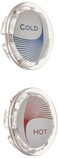 Pfister 9417830 HotCold Button G135 Kitchen Faucet RedBlue