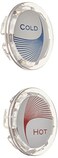 Pfister 9417830 HotCold Button G135 Kitchen Faucet RedBlue