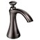 Moen S3946BLS Transitional Kitchen Deck Mounted Soap and Lotion Dispenser with Above the Sink Refillable Bottle Black Stainless