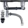 QruiLanTu Double Sink Drain Kit Space Saving Kitchen Sink Drain Kit Expandable Flexible 1 12 PTrap Pipe 312 Inch Sink Drain Assembly Kit with 4Way Fitting Adapter for Dishwasher