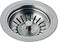 DELTA Delta Faucet 72010AR Flange and Strainer Kitchen Sink Arctic Stainless