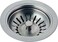 DELTA Delta Faucet 72010AR Flange and Strainer Kitchen Sink Arctic Stainless