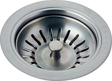 DELTA Delta Faucet 72010AR Flange and Strainer Kitchen Sink Arctic Stainless