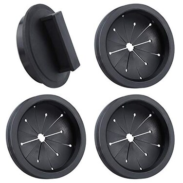 Beaquicy Garbage Disposal Splash Guards and Stopper Set 3 Pack Sink Baffle Disposal with 1 Pack Sink Stopper