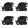 Kyuionty Drain Saddle Valve with 14 Quick Connect Water Filters Drain Saddle Clamp for UnderSink Reverse Osmosis System 4 Pack