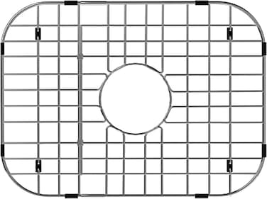 MIYUPTC Kitchen Sink Bottom Grid Sink Protector Stainless Steel Sink Grate 18L x 134W with Center Drain Hole for Sink Bowl