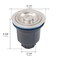 STARSTAR 312in Stainless Steel Sink Drain Kit with Removable Deep Basket and Sealing Lid