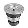 Serene Valley 312inch Kitchen Sink Strainer Assembly 304 Premium Stainless Steel Construction with Removable Deep Waste Basket and Sealing Lid