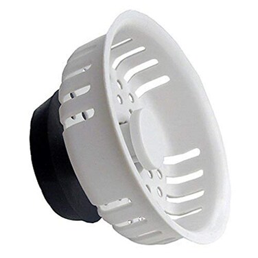 LASCO 031301 Abs Replacement Basket Strainer for Kitchen Sink Strainers 15 White