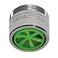 Danco 10485 Dual Thread Extra Water Saving Faucet Aerator Green 10 GPM Chrome