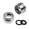 TOOLSTAR 2pcs Tap Water Filter Faucet Adapter Brass Faucet Aerator Connector Thread Adapter Female 26mm to Male 22mm