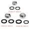 TOOLSTAR 2pcs Tap Water Filter Faucet Adapter Brass Faucet Aerator Connector Thread Adapter Female 26mm to Male 22mm