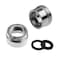 TOOLSTAR 2pcs Tap Water Filter Faucet Adapter Brass Faucet Aerator Connector Thread Adapter Female 26mm to Male 22mm
