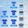 BBLFU 36Pcs Faucet Aerator Kit with 5 Sizes Aerator Key Removal Tools Replacement Sink Tap Flow Restrictor Inserts for Bathroom and Kitchen M165 M185 M215 M24 mm