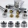 TOOLSTAR Brass Faucet Adapter Male Thread Bathroom Tap Aerator Connector for Sink Faucet Water Purifier Adapter Aerator M12 X G12