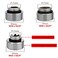 TOOLSTAR Brass Faucet Adapter Male Thread Bathroom Tap Aerator Connector for Sink Faucet Water Purifier Adapter Aerator M18 X G34