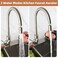 Hibbent Faucet Aerator 360 Degree Kitchen Sink Faucet Aerator Dualfunction Swivel Big Angle Kitchen Faucet Attachment Faucet Replacement Part Brushed Nickel