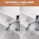 Hibbent NSFANSICAN 61 Certified Faucet Aerator CUPC Certification 360 Degree Kitchen Sink Faucet Aerator Dualfunction Swivel Big Angle Kitchen Faucet Attachment Faucet Replacement Part Chrome