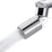 Hibbent NSFANSICAN 61 Certified Faucet Aerator CUPC Certification 360 Degree Kitchen Sink Faucet Aerator Dualfunction Swivel Big Angle Kitchen Faucet Attachment Faucet Replacement Part Chrome