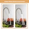 Hibbent NSFANSICAN 61 Certified Faucet Aerator CUPC Certification 360 Degree Swivel Kitchen 2Flow Sprayer SplashProof Water Saving Faucet Extender 5564 Inch27UNS Female Thread Brushed Nickel