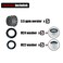 JQK Faucet Areator 35 GPM Flow Retrictor Insert Faucet Aerators Replacement Parts Bathroom 5 Pack FA35P5