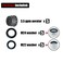 JQK Faucet Areator 35 GPM Flow Retrictor Insert Faucet Aerators Replacement Parts Bathroom 5 Pack FA35P5