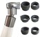 BOARNE Rotating Faucet Aerator ExtenderNozzle Faucet Adapters Universal Splash Filter Kitchen Tap Extension Kitchen Sink Tap Head Brushed Nickel