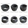 BOARNE Rotating Faucet Aerator ExtenderNozzle Faucet Adapters Universal Splash Filter Kitchen Tap Extension Kitchen Sink Tap Head Brushed Nickel