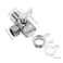 PNXKTXO Sink Faucet Diverter Valve Sink Valve Diverter Faucet Splitter for G12 Shower Hose Kitchen Bathroom Replacement Part Adapter M22 X M24