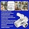 PNXKTXO Sink Faucet Diverter Valve Sink Valve Diverter Faucet Splitter for G12 Shower Hose Kitchen Bathroom Replacement Part Adapter M22 X M24