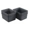CadineUS 6Pack Plastic Woven Storage Baskets Small Baskets