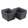 CadineUS 6Pack Plastic Woven Storage Baskets Small Baskets
