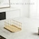 CJFNDFA 68x48 Gold Metal Basket Wire Mesh Storage Bin for Organizing Shelf Basket for Home Desk Cosmetic Stationery Pay Attention to Product Dimensions
