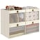 COYACOOL Linen Closet Organizers and Storage Closet Storage Bins Basket Organizer Foldable Organization Baskets with Mesh Window for Clothes Towels and Toys 1275 x 1275 x 9 Beige 4 pack