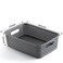 NETANY Plastic Storage Baskets 8 Pack Gray Durable Easy to Use Flexible MultiPurpose Ideal for Closets Cabinets Shelves Countertops