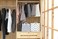 Sea Team 2Pack Collapsible Canvas Fabric Storage Basket with Handles Rectangle Waterproof Storage Bin Box Cube Foldable Shelf Basket Closet Organizer 165 x 118 x 98 Inches Navy Stripe