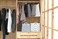 Sea Team 2Pack Collapsible Canvas Fabric Storage Basket with Handles Rectangle Waterproof Storage Bin Box Cube Foldable Shelf Basket Closet Organizer 165 x 118 x 98 Inches Navy Stripe
