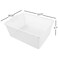 Yarebest 3pack Plastic Organizer Bins Large Storage Basket Bins