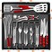 CEBERVICE Large Silverware Organizer Expandable BPA Free Kitchen Silverware Drawer Organizer 9 Slots Cutlery Utensil Tray with Dividers Adjustable Flatware Storage Holder for Spoons Forks Knives