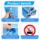 ikaufen 8Pcs Silver Storage Bags Anti Tarnish Flannel Silver Protector Bags Blue Holder for Silverware Flatware Storage Organizer Silver Storage Cloth with White Ribbon for Kitchen Utensils