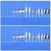 ikaufen 8Pcs Silver Storage Bags Anti Tarnish Flannel Silver Protector Bags Blue Holder for Silverware Flatware Storage Organizer Silver Storage Cloth with White Ribbon for Kitchen Utensils