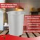 JUST-BUY JUSTBUY Stainless Steel Solid Flatware Utensils Holder Caddy Crock Cylinder Cutlery Organizer for Kitchen Countertop Stainless Steel