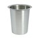 JUST-BUY JUSTBUY Stainless Steel Solid Flatware Utensils Holder Caddy Crock Cylinder Cutlery Organizer for Kitchen Countertop Stainless Steel