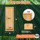 Lixple Bamboo Drawer Organizer Set of 2 Stackable Storage Boxes Silverware Tray Small Gadget Holder for Kitchen Drawers 9 x 3 x 2 Outer 83 x 23 x 177 Inner