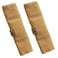 luzen 2Pc Portable Cutlery Storage Bag Roll Up Chopsticks Forks Spoon Tableware Carrying Storage Bag Case Flatware Pouch Holder for Camping Travel Picnic Office Home School Use Khaki